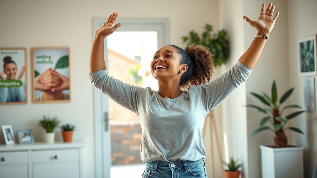 Woman enjoys chiropractic pain relief after session at a wellness-focused clinic.