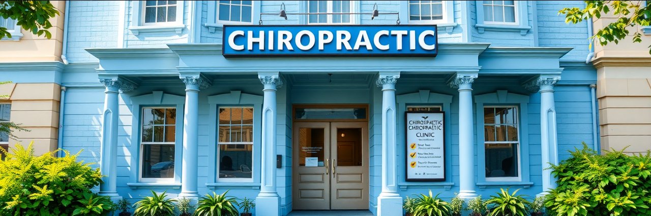 Chiropractic clinic exterior specializing in back pain treatment services.