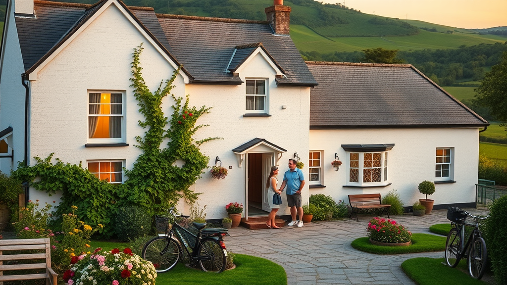 Charming Cornwall guesthouse stay in countryside with warm welcome and lush gardens