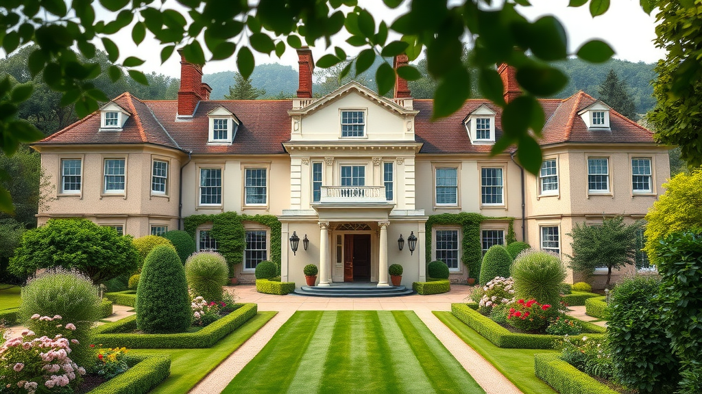 Elegant Bristol hotel accommodation with lush gardens and Georgian entrance