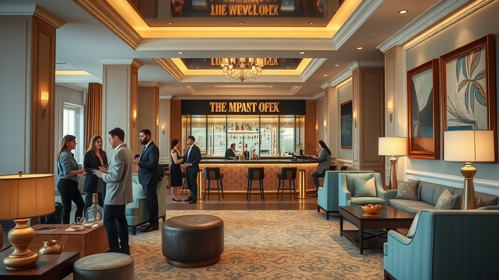Boutique hotel Bristol lobby with modern decor and warm, welcoming service