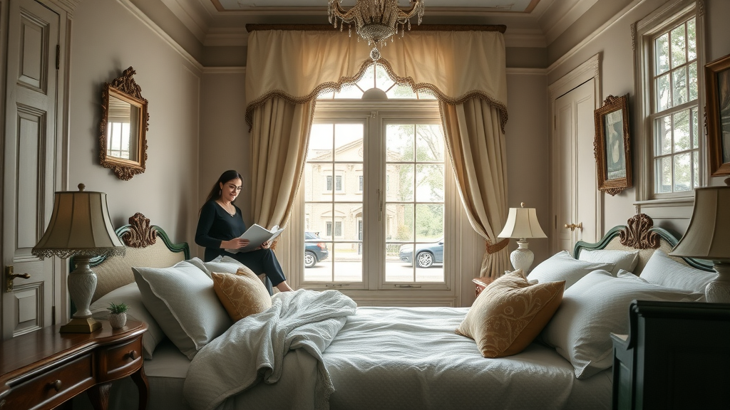 Comfortable mariners guest house room with Victorian charm in Plymouth