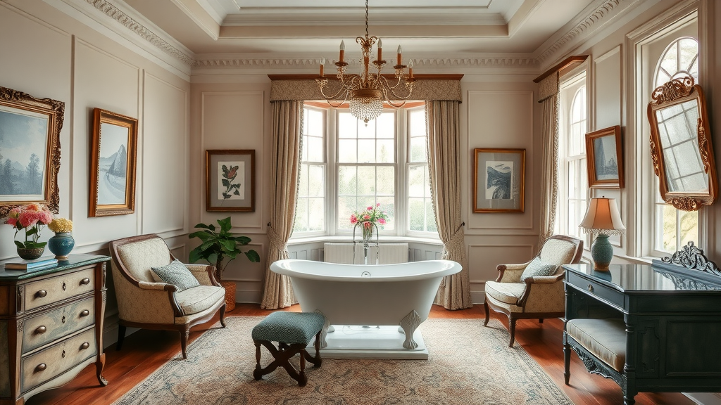 Luxury Victorian ensuite room for an elegant, restful guest experience